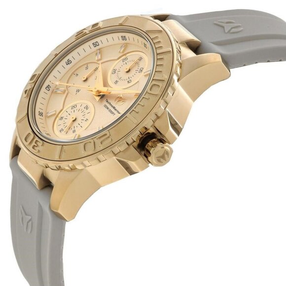 NWT Authentic Technomarine Sea Quartz Champagne Dial Women's Watch - Picture 2 of 3